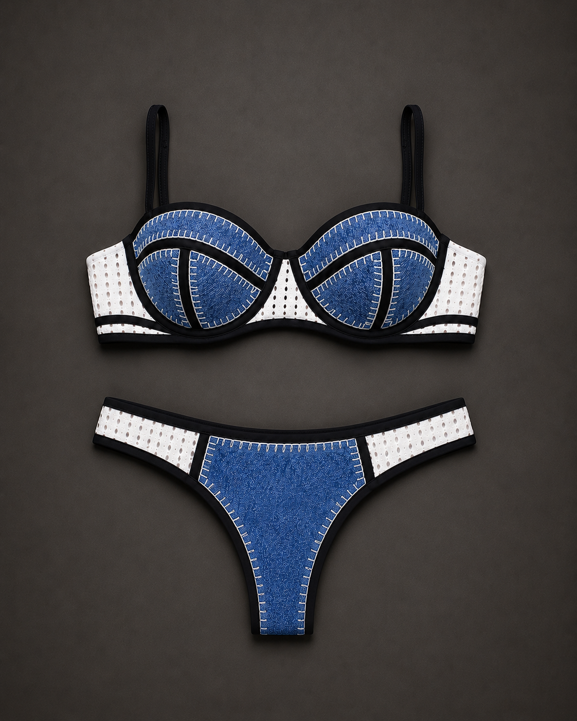 Santorini Denim Bikini Set